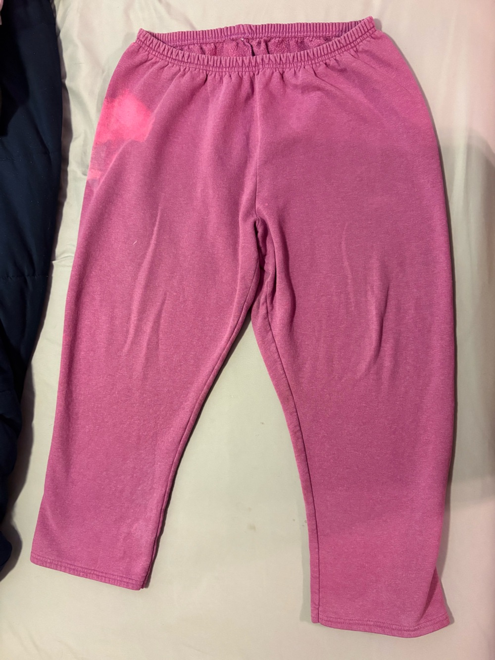 Hanes purple Sweatpants wide-legged